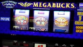 MEGABUCKS Jackpot Hit on second spin [upl. by Zolly563]