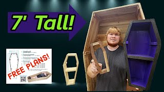 DIY Coffins for Halloween Free Plans [upl. by Alenson509]