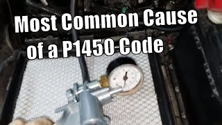 Ford P1450 Fuel Tank Vacuum quotMost Common Causequot amp How to Test [upl. by Nairot]