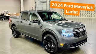 2024 Ford Maverick Lariat Carbonized Grey with Black Wheels ✅ 20 [upl. by Lipscomb]