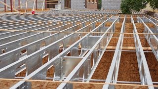 WoodFramed Buildings Benefit From Composite TotalJoist Steel Construction  Installation Video [upl. by Polash]