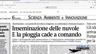 Cosè la Geoingegneria ambientale   Lineasera  Canale Italia [upl. by Carver]