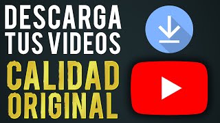 Como Descargar Videos De YouTube Sin Perder Calidad  Tus videos en HD 2K 4K y sin perder Bitrate [upl. by Amlas397]