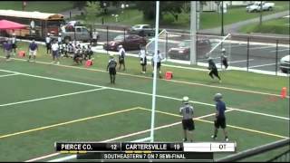 Pierce Co High with a bullet pass in the Southeastern 7 on 7 Tourney [upl. by Nreval]