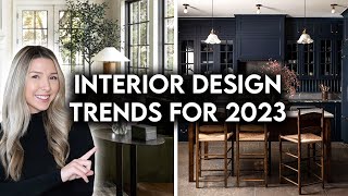 TOP 10 INTERIOR DESIGN  HOME DECOR TRENDS FOR 2023 [upl. by Pulchi]