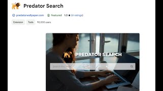 Predator Search Extension Virus  How To Remove It Working [upl. by Torie]