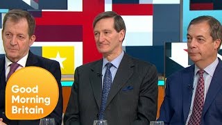 Nigel Farage and Alastair Campbell Clash in Heated Brexit Debate  Good Morning Britain [upl. by Hedy553]