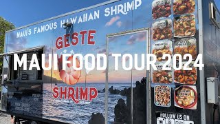 MAUI FOOD TOUR 2024 [upl. by Adolphe612]