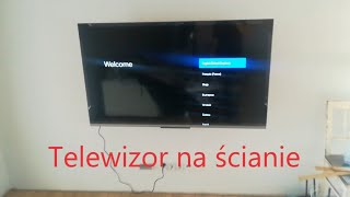 Jak zawiesić telewizor na ścianie Montaż uchwytu [upl. by Ramos472]