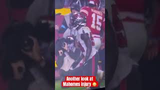 Another look at Patrick Mahomes INJURY kansascitychiefs patrickmahomes nfl chiefs chiefsnews [upl. by Toulon]