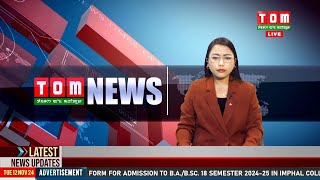 LIVE  TOM TV 300 PM MANIPURI NEWS 12 NOV 2024 [upl. by Ynnohj]