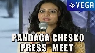 Pandaga Chesko Movie Press Meet  Part 2  Ram Rakul Preet Singh Gopichand Malineni [upl. by Jordison513]