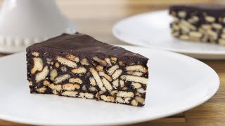 NoBake Chocolate Biscuit Cake Recipe [upl. by Abehsile455]