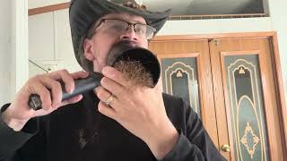 How to trim the perfect long circle beardgoatee ￼ [upl. by Derick]