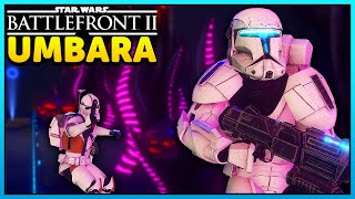 Star Wars Battlefront 2 UMBARA Map Mod Gameplay [upl. by Charla]