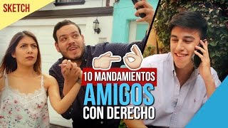 AMIGOS CON DERECHO quotLOS 10 MANDAMIENTOSquot  Take Uno Tv [upl. by Lenhard]