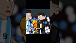 Messi World Cup Win 2022🥶🐐shorts football messi fyp viralshort worldcup [upl. by Filahk]