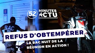 CoursePoursuite Nocturne à La Réunion  La BAC Intervient  52 MINUTES ACTU [upl. by Sukramed]