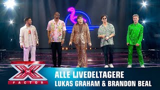 Alle livedeltagere Lukas Graham amp Brandon Beal synger ‘Higher’ Finale  X Factor 2022  TV 2 [upl. by Adgam]