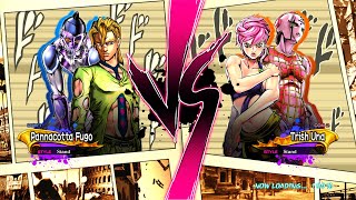 Pannacotta Fugo vs Trish Una  JoJos Bizarre Adventure AllStar Battle R [upl. by Cire]