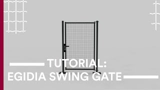 How to install preassembled Egidia swing gates Betafence knows the answer [upl. by Ennaus]