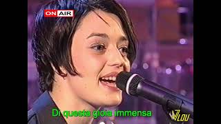 Carmen Consoli  Confusa e Felice KARAOKE Remastered Sanremo  1997 HD amp HQ [upl. by Acimehs]