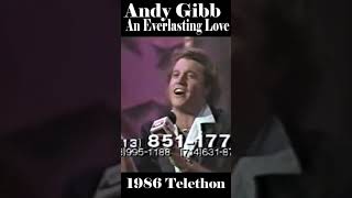 Andy Gibb Live “An Everlasting Love” 1986 Telethon [upl. by Gagnon974]