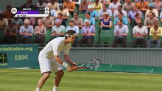 Wimbledon 2017 final Grand Slam Tennis 2 Superstar5 set match [upl. by Nihahs]