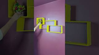 Beautiful Wall Shelf Craft using Cardboard short reel viral trending youtubeshort wallshelf [upl. by Notlehs]