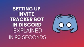 How To Setup Invite Tracker Bot In Discord 2024 [upl. by Artapoelc]