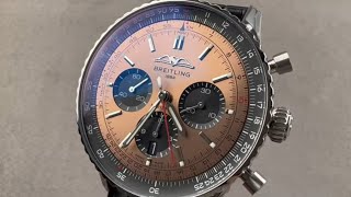 Breitling Navitimer B01 Chronograph RB0121211C1P1 Breitling Watch Review [upl. by Eidnew997]