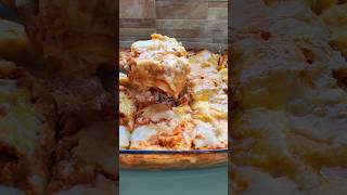 lasagna with no boil noddles lazanya lasagna homemade [upl. by Pucida884]