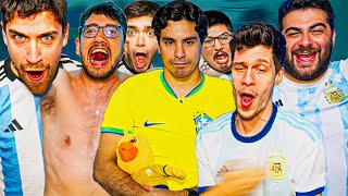 Brasil 0 Argentina 1  Reacciones de Amigos  Eliminatorias Mundial 2026 [upl. by Anma]