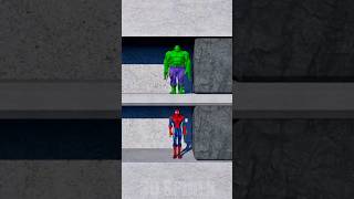 Spiderman VS Hulk spiderman shorts gta [upl. by Eiramik903]