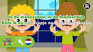 IN DE MANESCHIJN  Kinderliedjes  Karaoke  Minidisco [upl. by Kerek382]