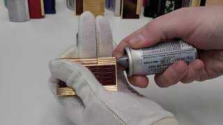 How to refill ST Dupont Ligne 2 amp Ligne 1 Lighter Line 12 lighter [upl. by Akirdnuhs]