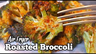 Air Fryer Roasted Broccoli  Roasted Broccoli Recipe [upl. by Nafri556]