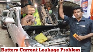 Car Battery Current Leakage amp Battery Drains Trouble Fix [upl. by Aicirtel]