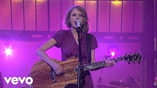 Taylor Swift  Back To December Live on Letterman [upl. by Enywad]