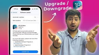 How to Upgrade or Downgrade iOS 18 Public Beta in 5 Minutes Full Guide 2024 [upl. by Martell918]