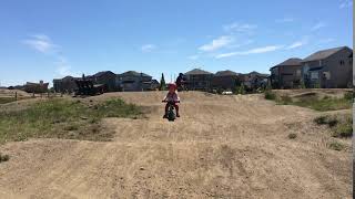 Chestermere Bike Park  12quot Cleary Gecko 35yrs old [upl. by Leraj431]