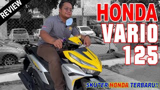 Skuter Terbaru Honda VARIO 125  Malaysia Review [upl. by Salokcin]