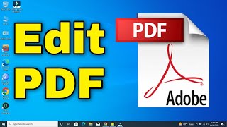 How to Edit PDF File in Laptop [upl. by Lenad556]