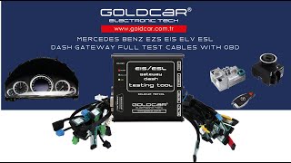 quot WWWGOLDCARCOMTR quot Mercedes EZS EIS ELV ESL Dash Gateway Test Cable Kit [upl. by Germann]