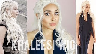 DAENERYS TARGARYEN BRAIDS  Kryssma Platinum Blonde Wig [upl. by Etnaid]