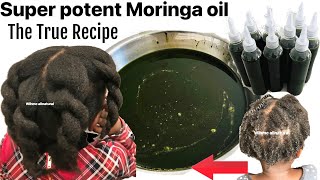 The Only Super Potent Moringa Oil you will ever Use for x10 faster hair growth [upl. by Fabyola526]