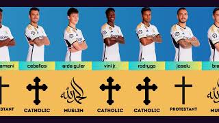 Real Madrid 20232024 Players Religion [upl. by Bautista]