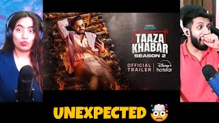 Taaza Khabar  Season 2  Official Trailer  BB Ki Vines Productions  Reaction [upl. by Franzen600]