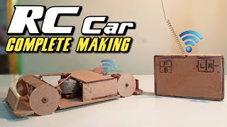 RC Car Making  How to make Wireless RC Car At Home  DIY Remote Control Car [upl. by Ettenor592]