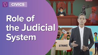 Role Of The Judicial System  Class 8  Civics  Learn With BYJUS [upl. by Zobe]